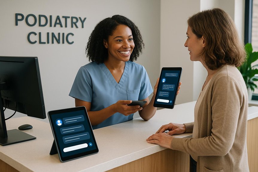 conversational ai transforms podiatry reputation